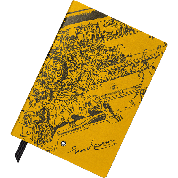 Montblanc Great Characters Notebook - #146 Giallo Modena Enzo Ferrari - Lined (Special Edition)-Pen Boutique Ltd