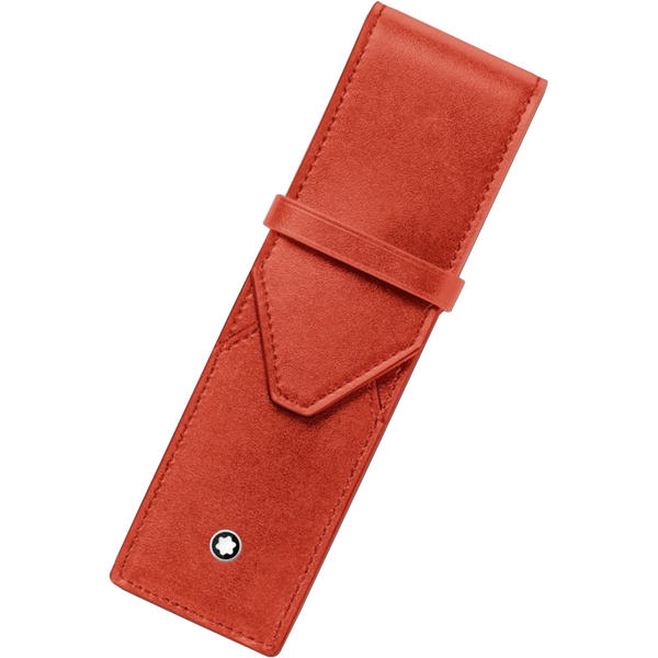 Montblanc Meisterstuck 2 Pen Pouch - Coral Montblanc