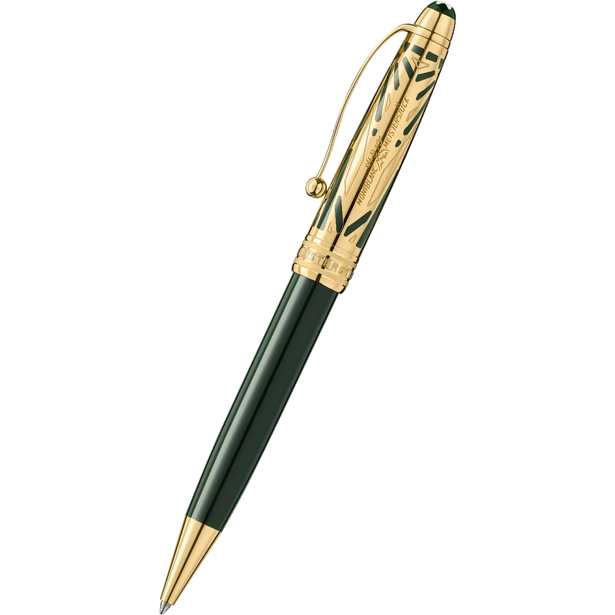 Montblanc Meisterstuck Ballpoint Pen - 164 The Origin Green - Doue Montblanc