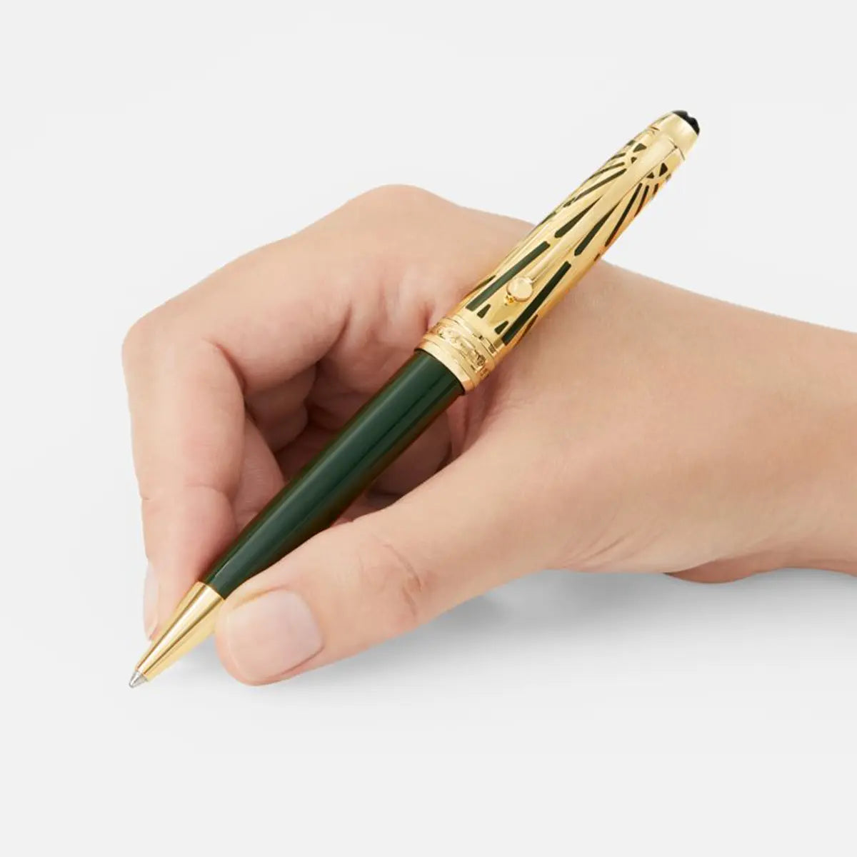 Montblanc Meisterstuck Ballpoint Pen - 164 The Origin Green - Doue Montblanc