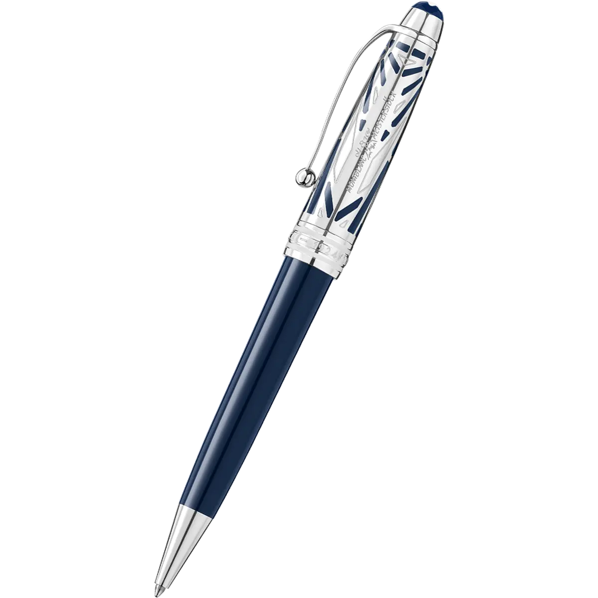 Montblanc Meisterstuck Ballpoint Pen - MS The Origin Blue - Doue Montblanc