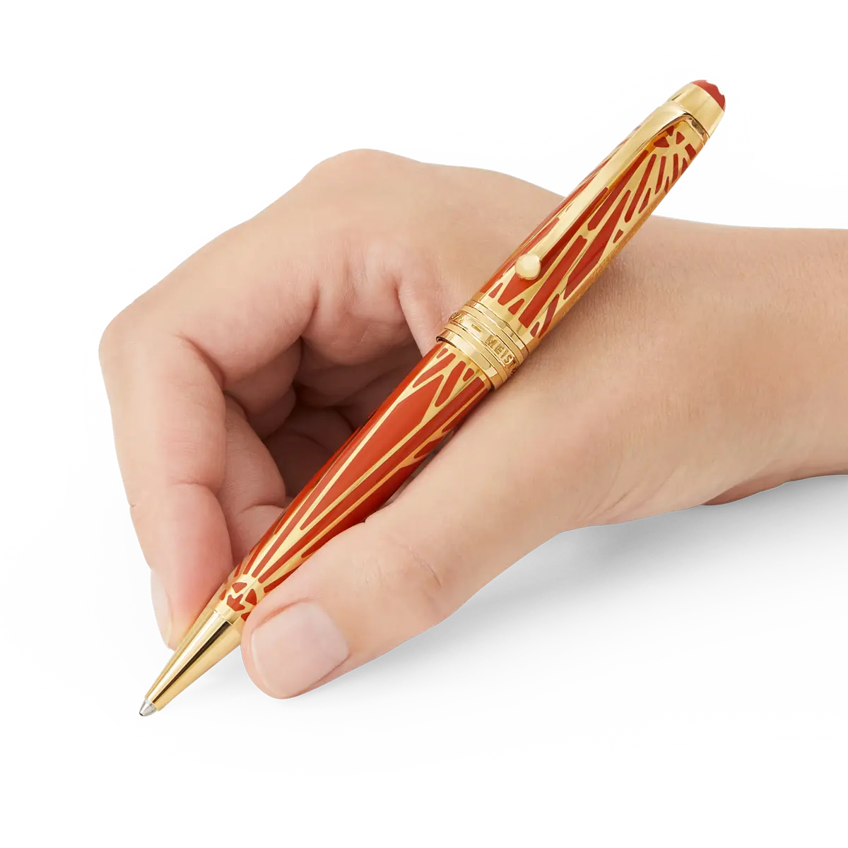 Montblanc Meisterstuck Ballpoint Pen - MS The Origin Solitaire Coral Montblanc