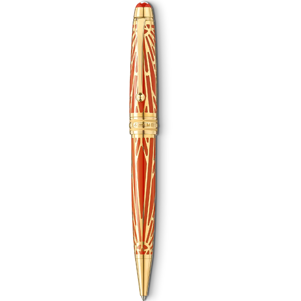 Montblanc Meisterstuck Ballpoint Pen - MS The Origin Solitaire Coral Montblanc