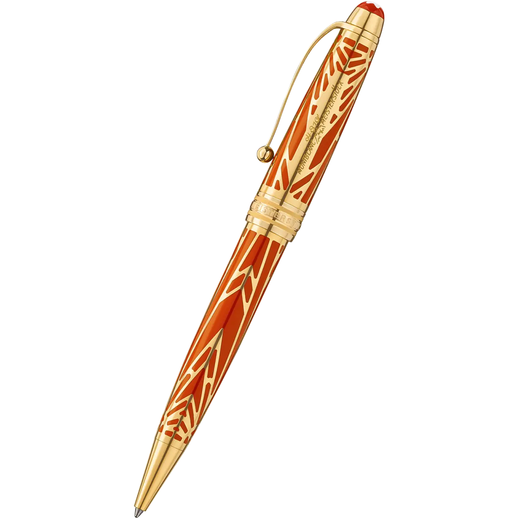 Montblanc Meisterstuck Ballpoint Pen - MS The Origin Solitaire Coral - Pen  Boutique Ltd