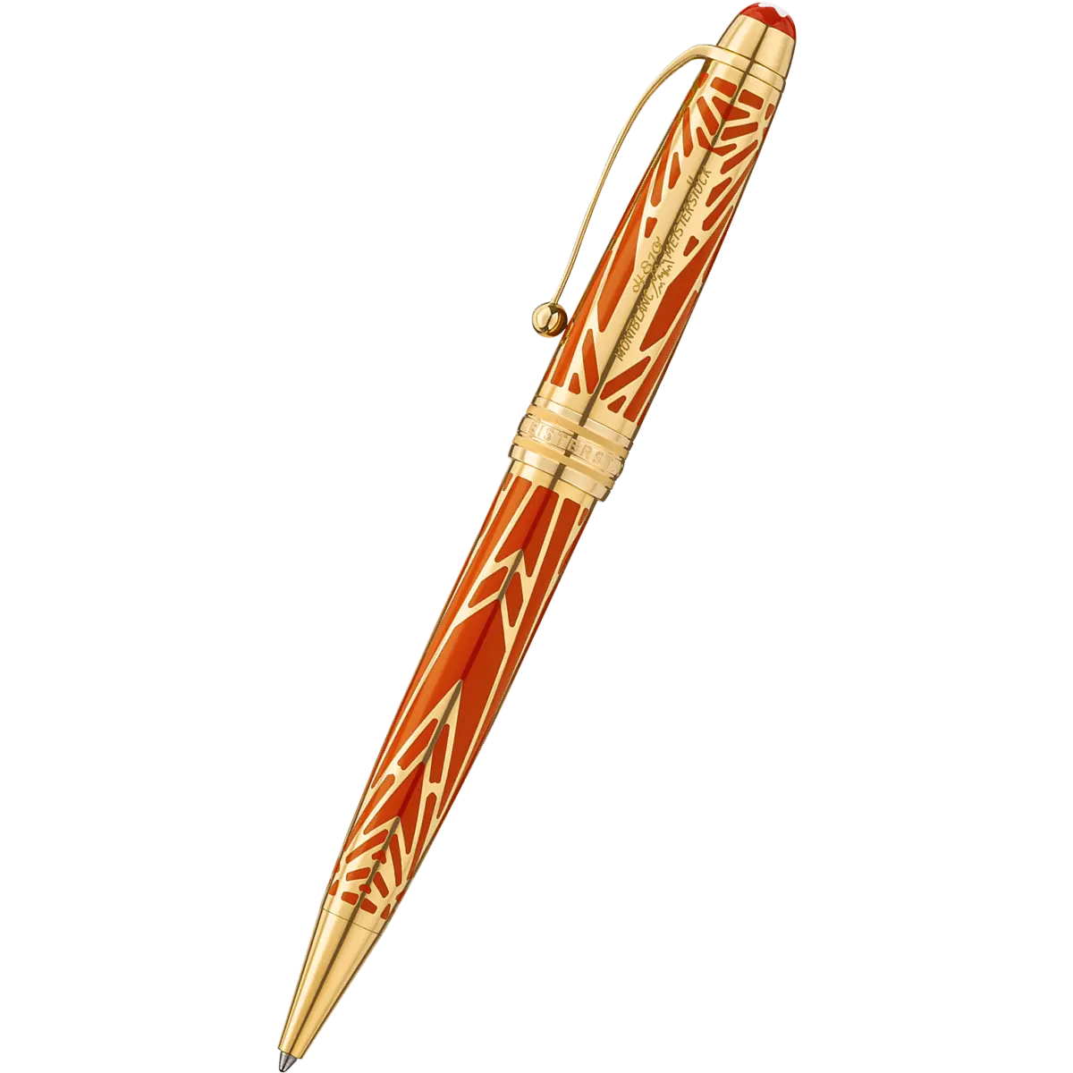 Montblanc Meisterstuck Ballpoint Pen - MS The Origin Solitaire Coral Montblanc