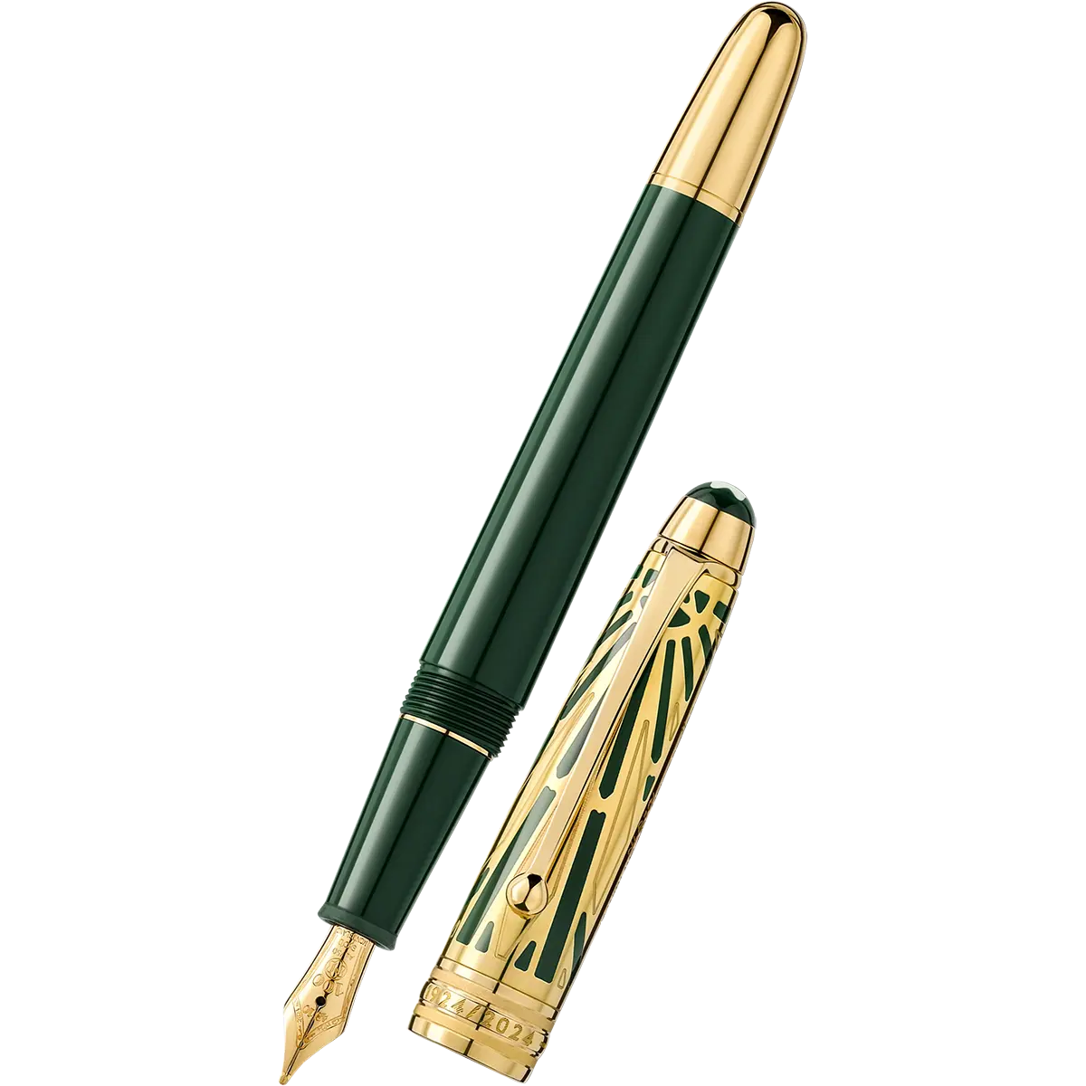 Montblanc Meisterstuck Fountain Pen - 145 The Origin Green - Doue Montblanc