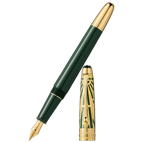 Montblanc Meisterstuck Fountain Pen - 145 The Origin Green - Doue Montblanc