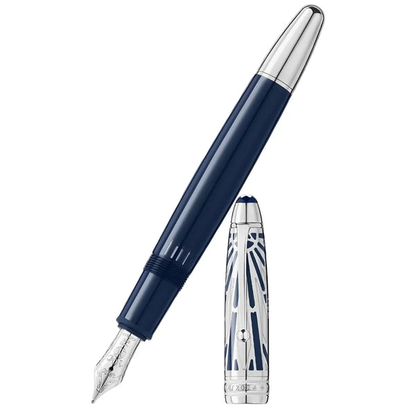 Montblanc Meisterstuck Fountain Pen - 146 The Origin Blue - Doue Montblanc