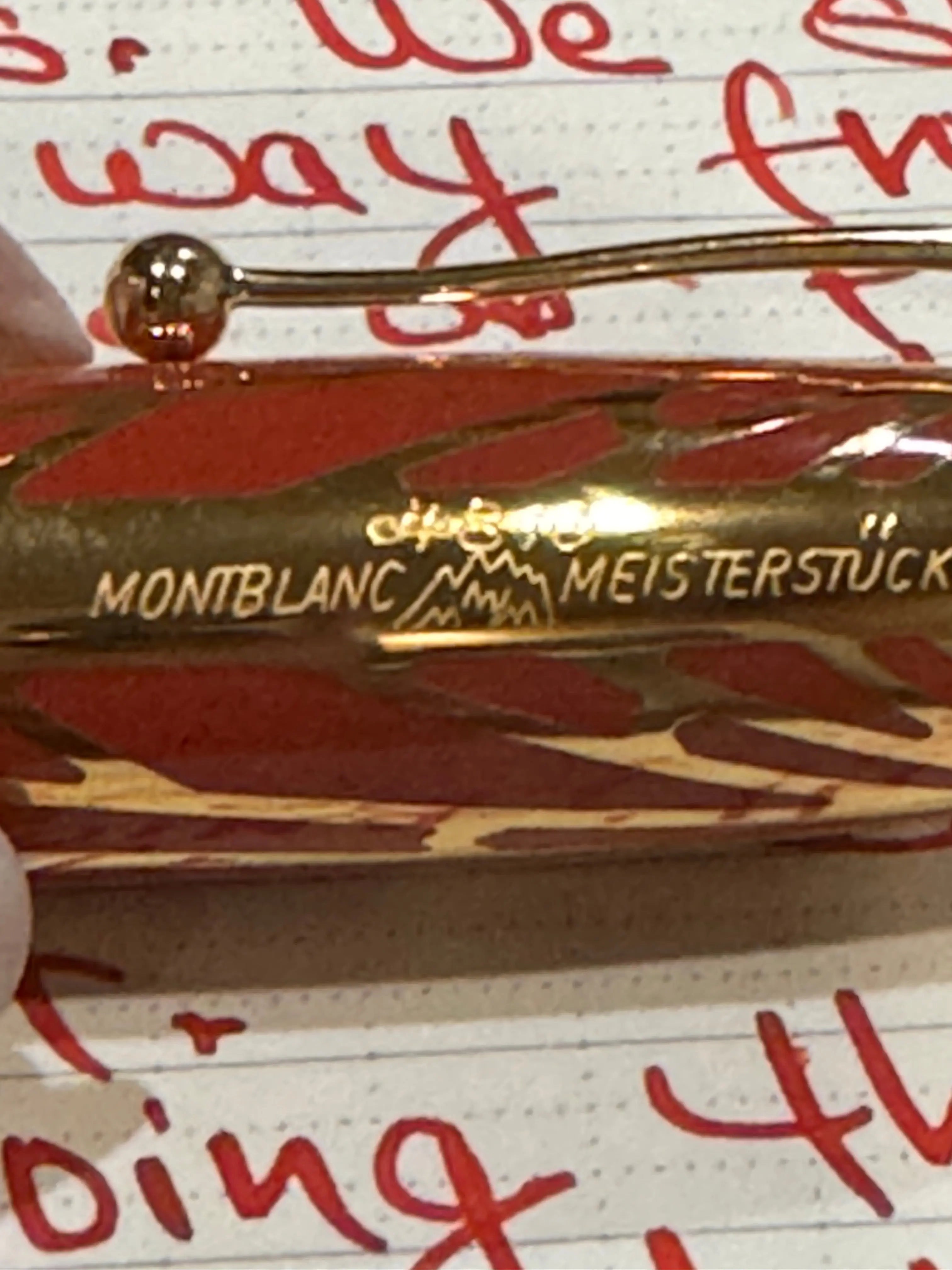 Montblanc Meisterstuck Fountain Pen - 146 The Origin Solitaire Coral Montblanc