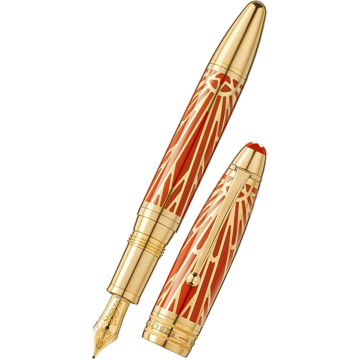 Montblanc Meisterstuck Fountain Pen - 146 The Origin Solitaire Coral Montblanc