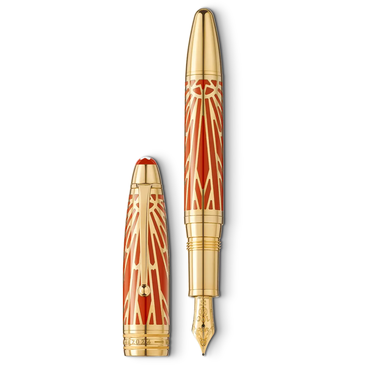 Montblanc Meisterstuck Fountain Pen - 146 The Origin Solitaire Coral Montblanc