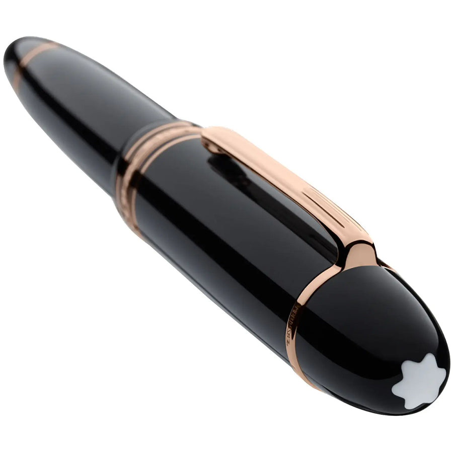 Montblanc Meisterstuck Fountain Pen - 149 Black - Red Gold Trim - Pen ...