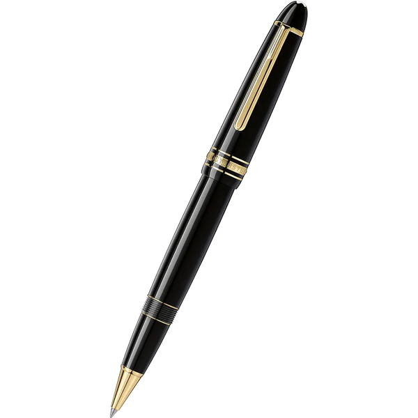 Montblanc Meisterstuck Rollerball Pen - Black - Gold Trim - Legrand