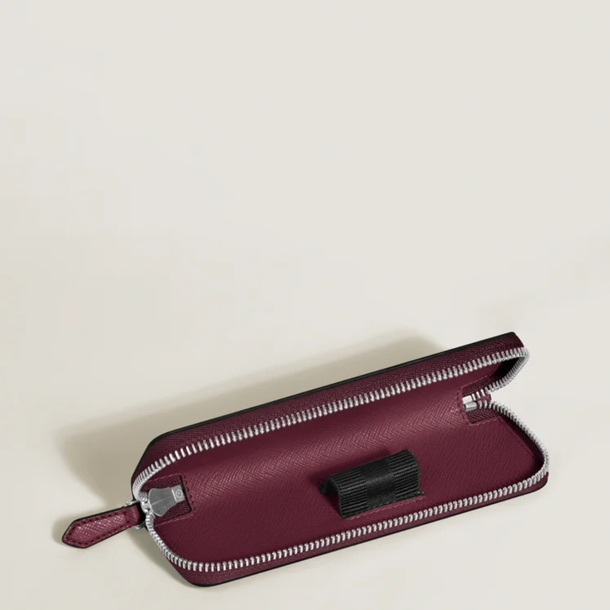 Montblanc Sartorial 1 Pen Pouch - Zipper Closure - Cassis-Pen Boutique Ltd