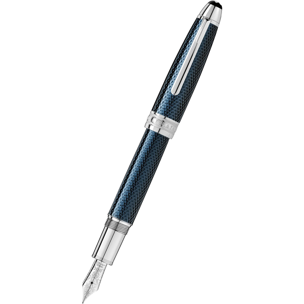 Montblanc Solitaire Fountain Pen - Blue Hour - Legrand-Pen Boutique Ltd