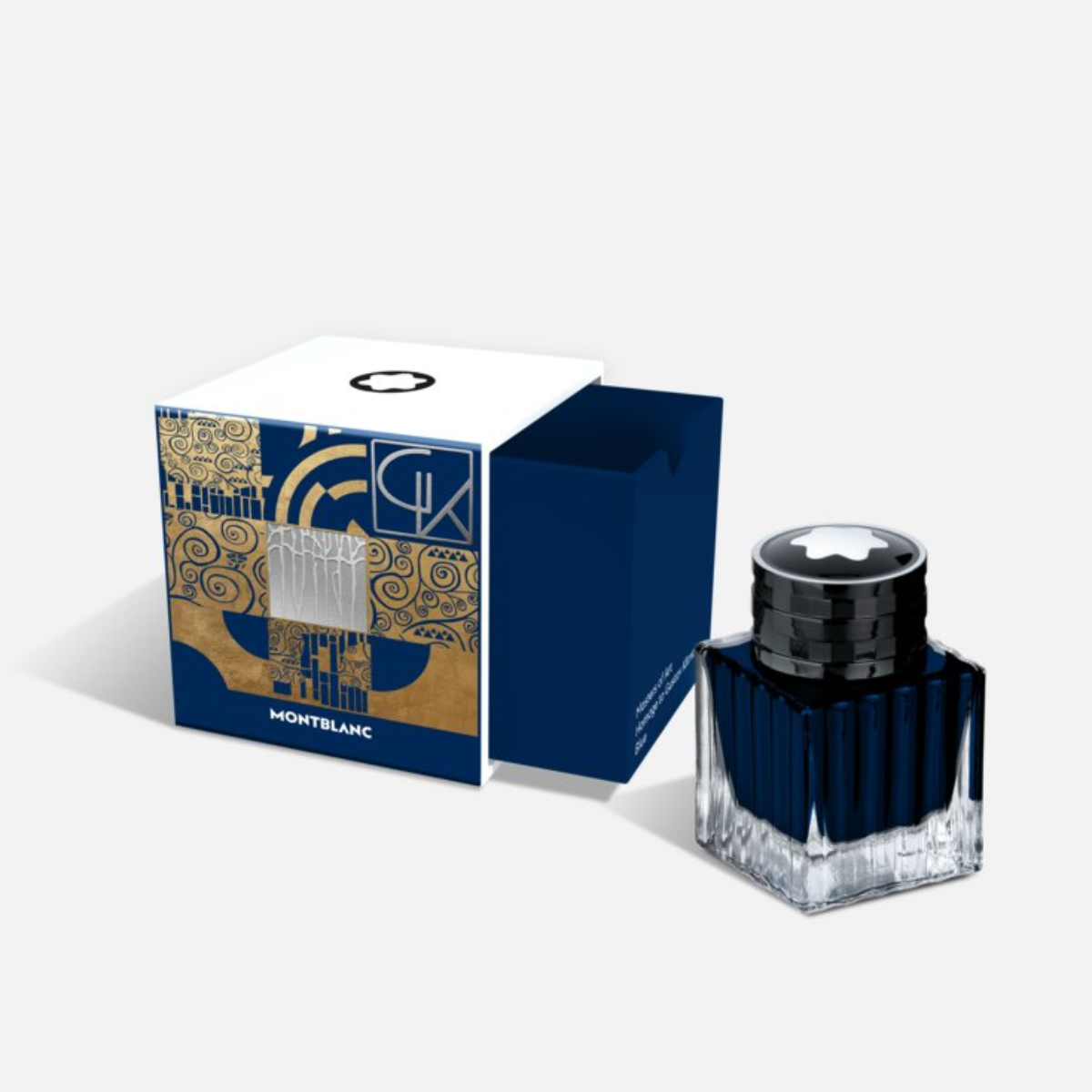 Montblanc Master of Arts Ink Bottle - Gustav Klimt - Blue - 50ml-Pen Boutique Ltd