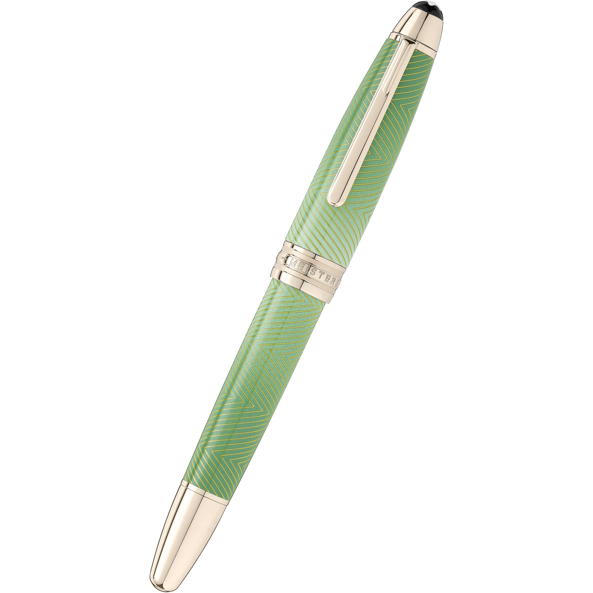 Montblanc Meisterstuck Calligraphy Fountain Pen - Solitaire Celadon Dégradé-Pen Boutique Ltd