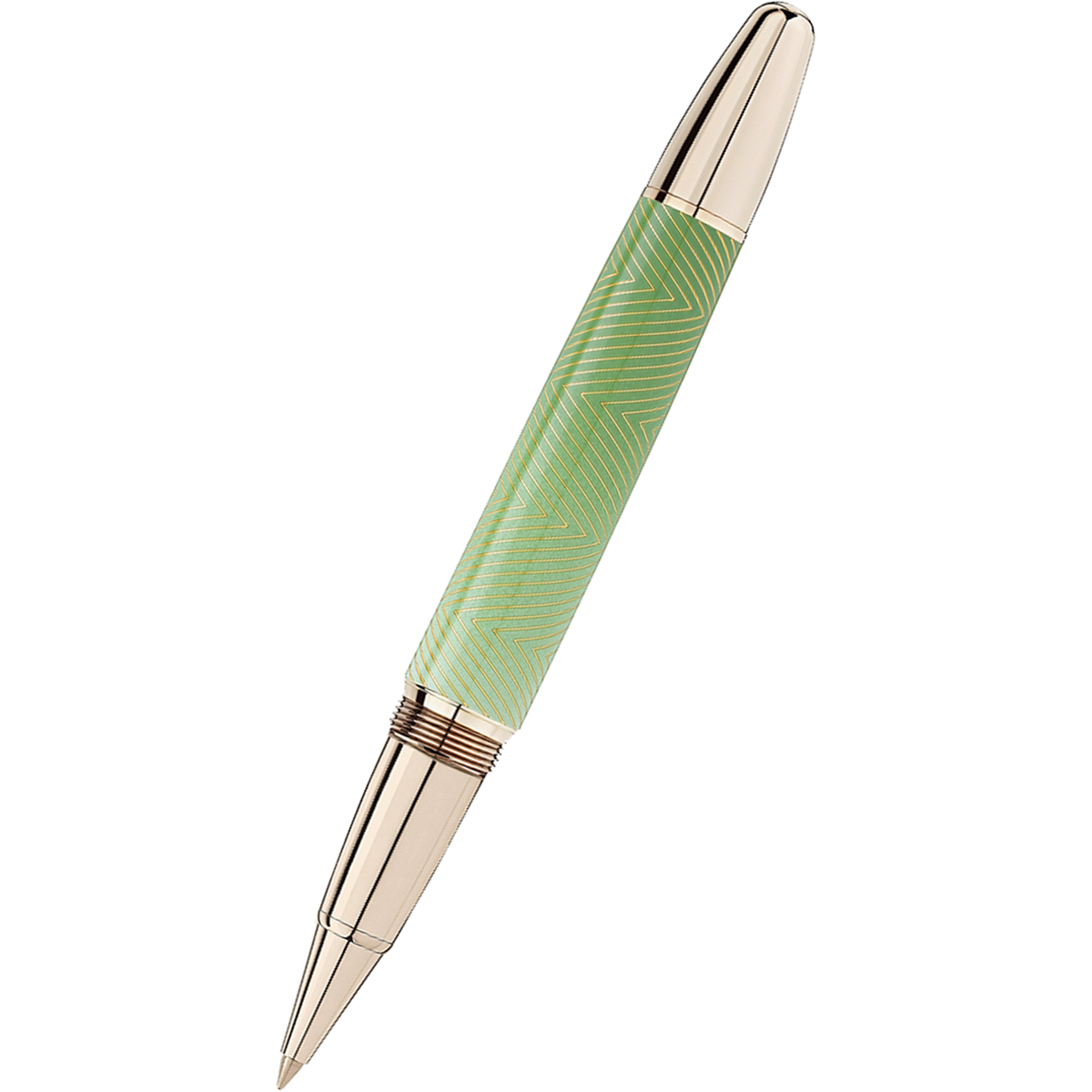 Montblanc Meisterstuck Calligraphy Rollerball Pen - Solitaire Celadon Dégradé-Pen Boutique Ltd