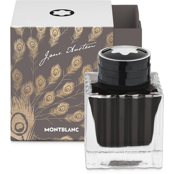 Montblanc Writers Edition Ink Bottle - Jane Austen Blue - 50ml-Pen Boutique Ltd