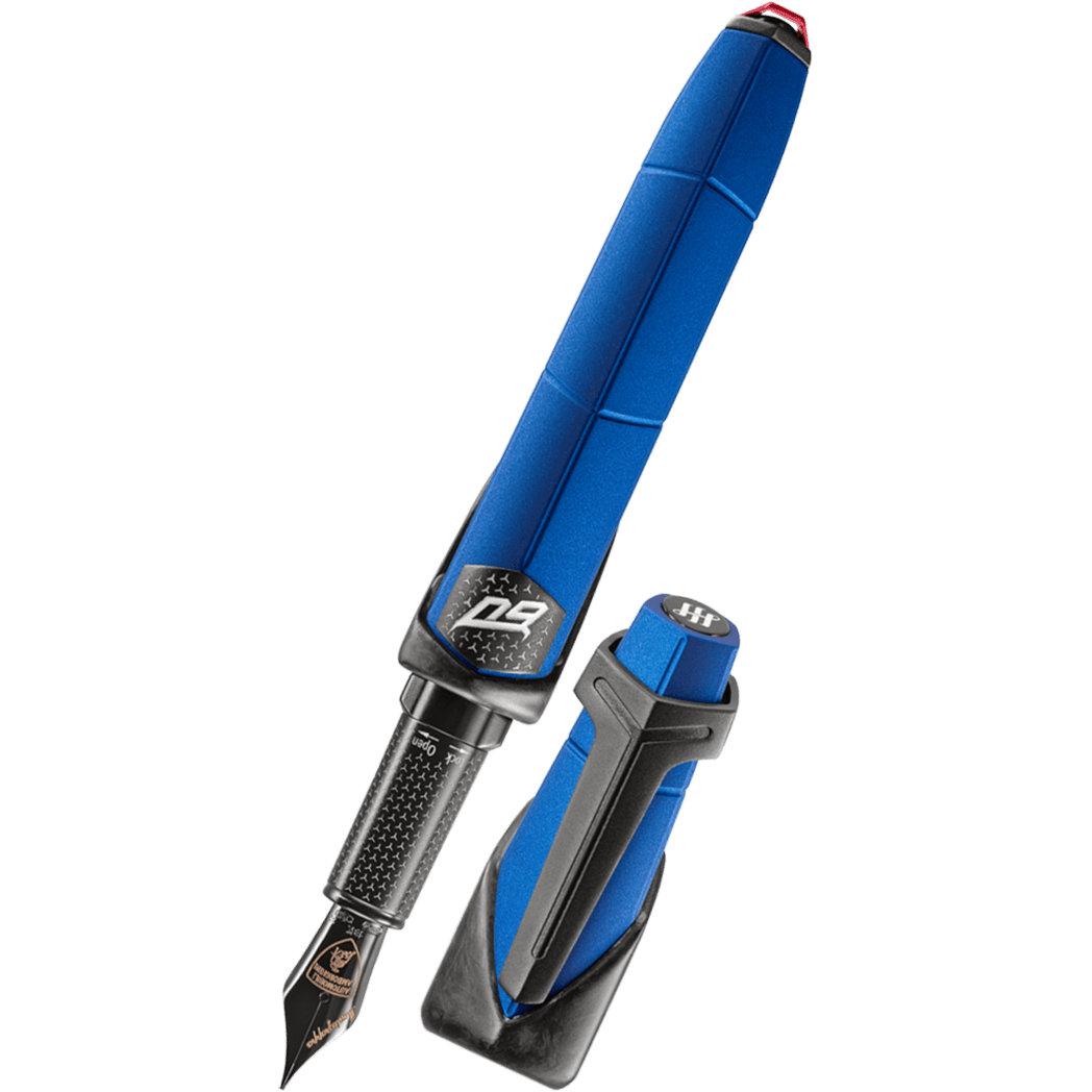 Montegrappa Automobili Fountain Pen - Lamborghini 60° - Blu Aegeus (Limited Edition)-Pen Boutique Ltd