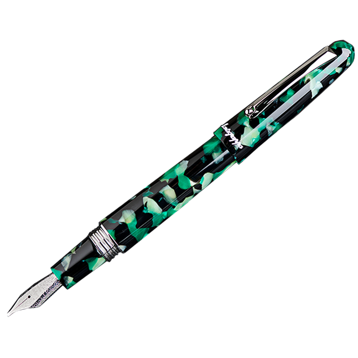 Montegrappa Elmo 01 Fountain Pen - Emerald Green (Limited Edition)-Pen Boutique Ltd