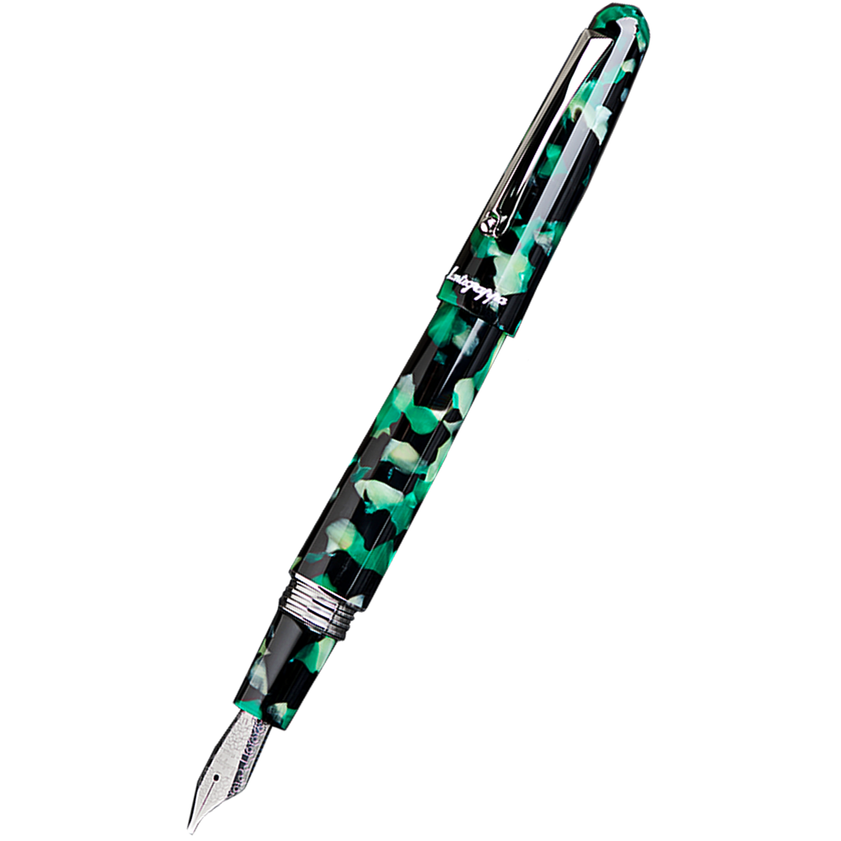 Montegrappa Elmo 01 Fountain Pen - Emerald Green (Limited Edition)-Pen Boutique Ltd