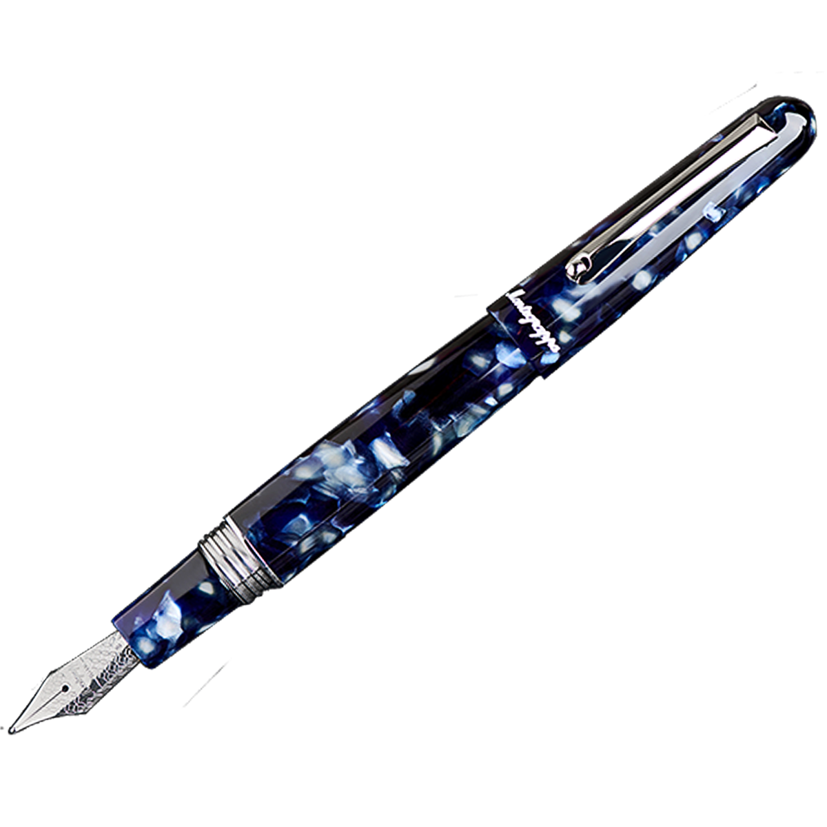 Montegrappa Elmo 01 Fountain Pen - Stonewash Blue (Limited Edition)-Pen Boutique Ltd