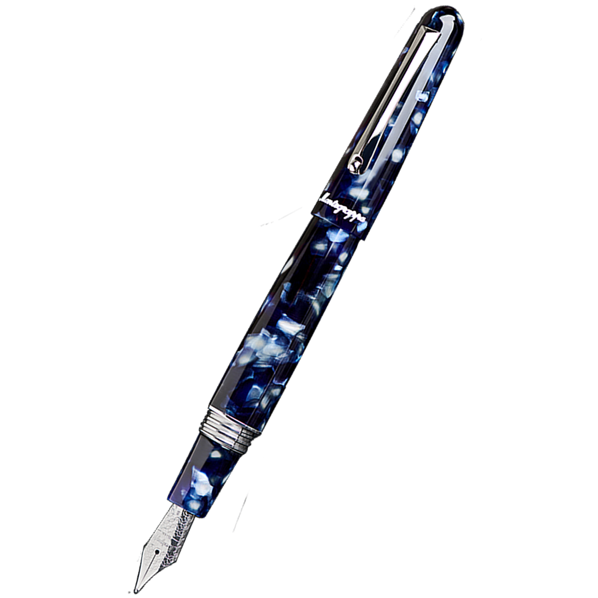 Montegrappa Elmo 01 Fountain Pen - Stonewash Blue (Limited Edition)-Pen Boutique Ltd