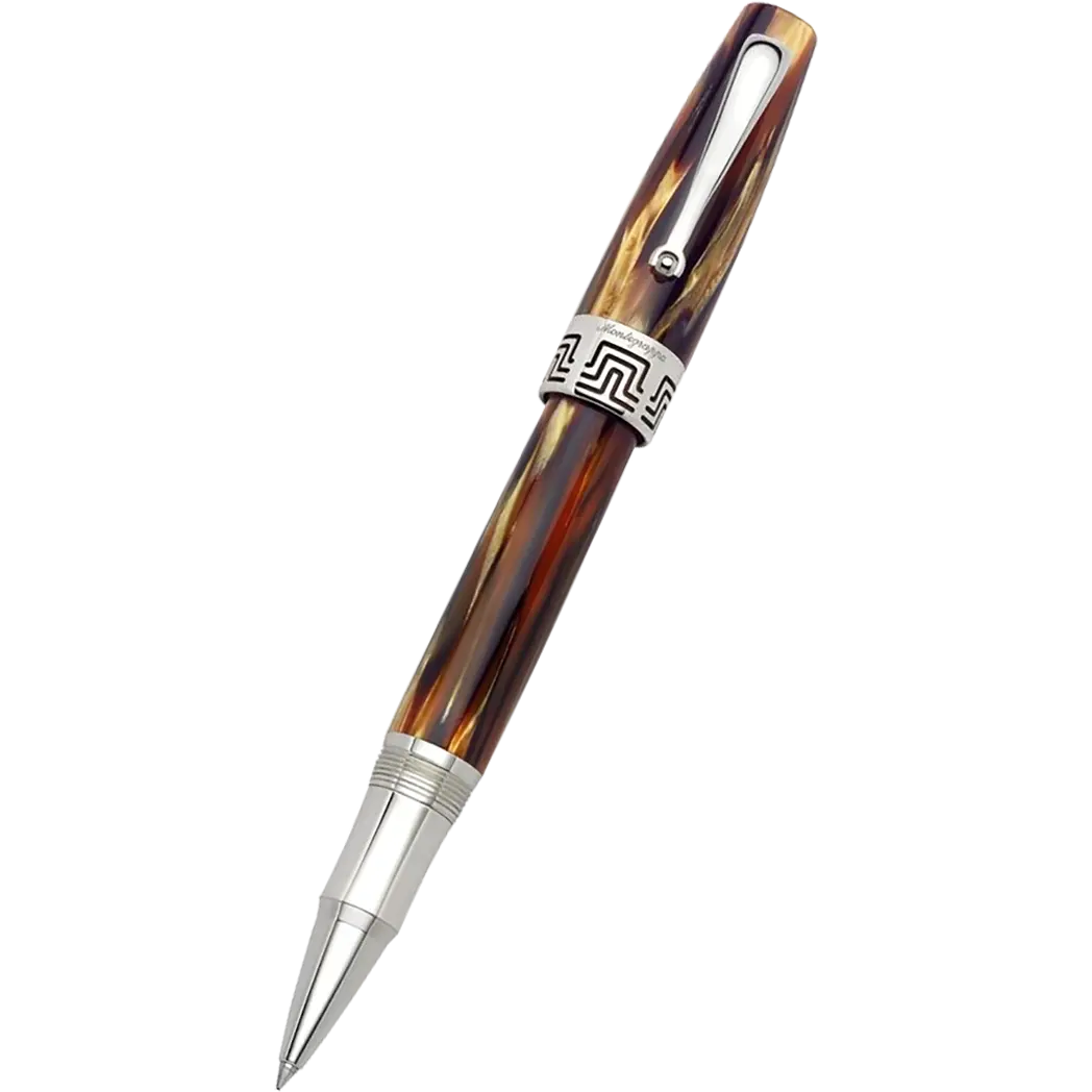 Montegrappa Extra 1930 Celluloid Rollerball Pen-Turtle Brown - Pen ...