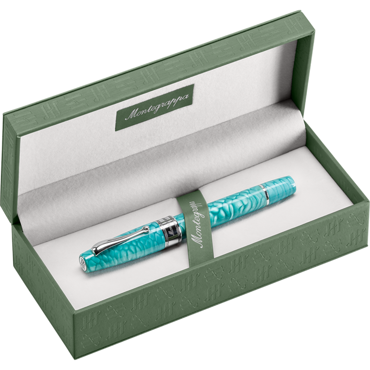 Montegrappa Limited Edition Fountain Pen - Regal Year Of The Dragon - Laguna Blue (Extra & Deluxe)-Pen Boutique Ltd