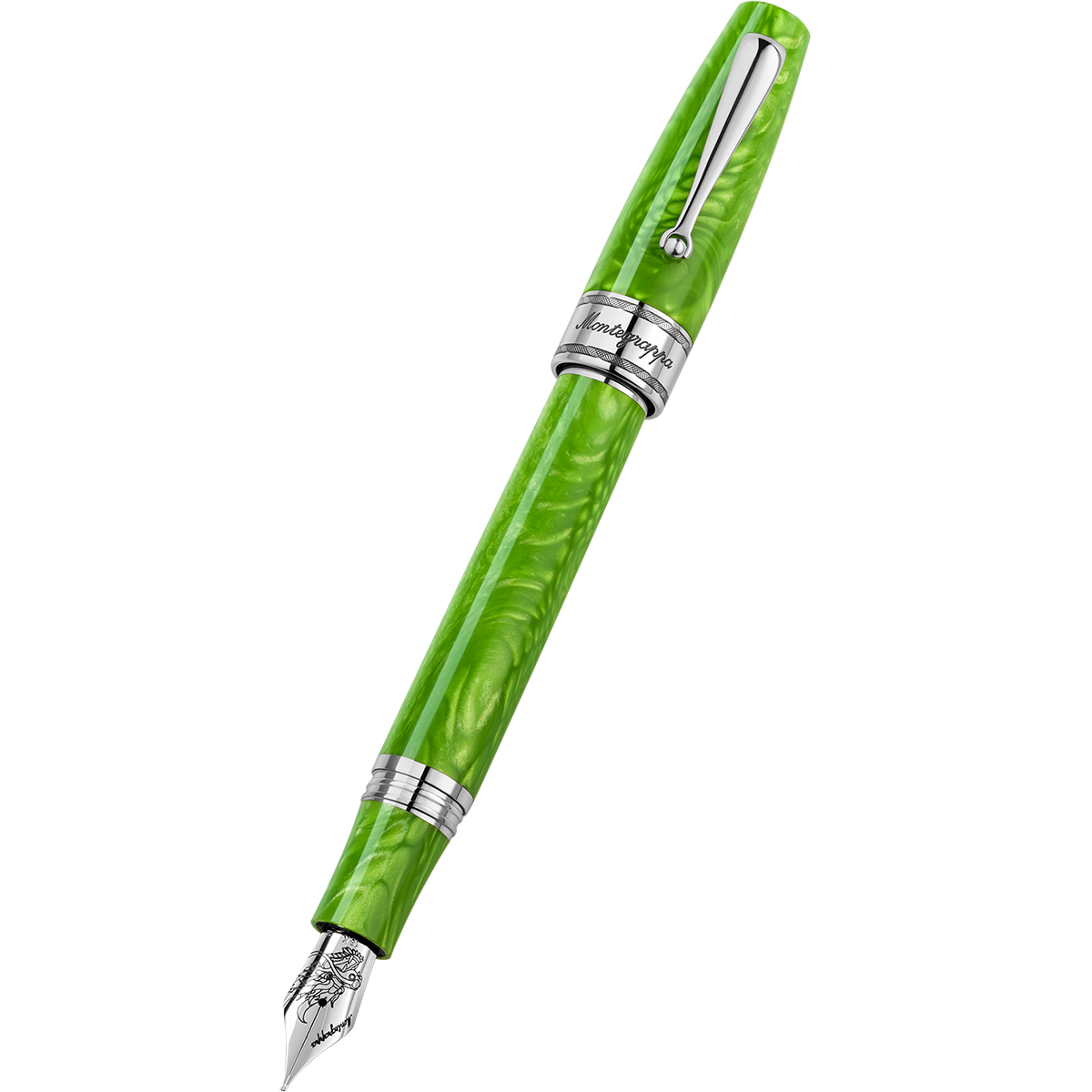 Montegrappa Limited Edition Fountain Pen - Regal Year Of The Dragon - Mamba Green (Extra & Deluxe)-Pen Boutique Ltd