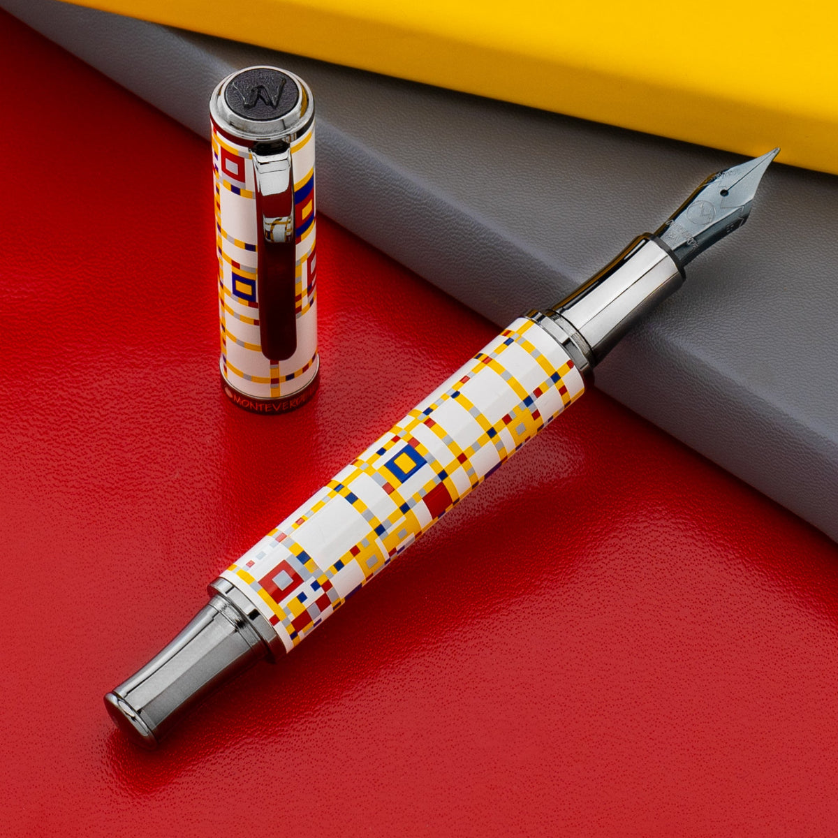 Monteverde Regatta Fountain Pen - Mondrian Boogie Woogie (Limited Edition 942)-Pen Boutique Ltd