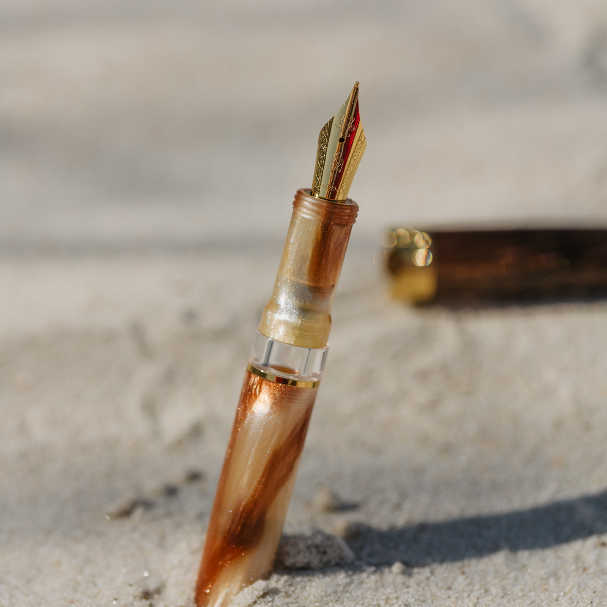 Nahvalur Horizon Fountain Pen - Desert Nahvalur