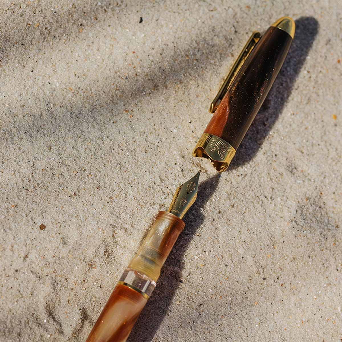 Nahvalur Horizon Fountain Pen - Desert Nahvalur