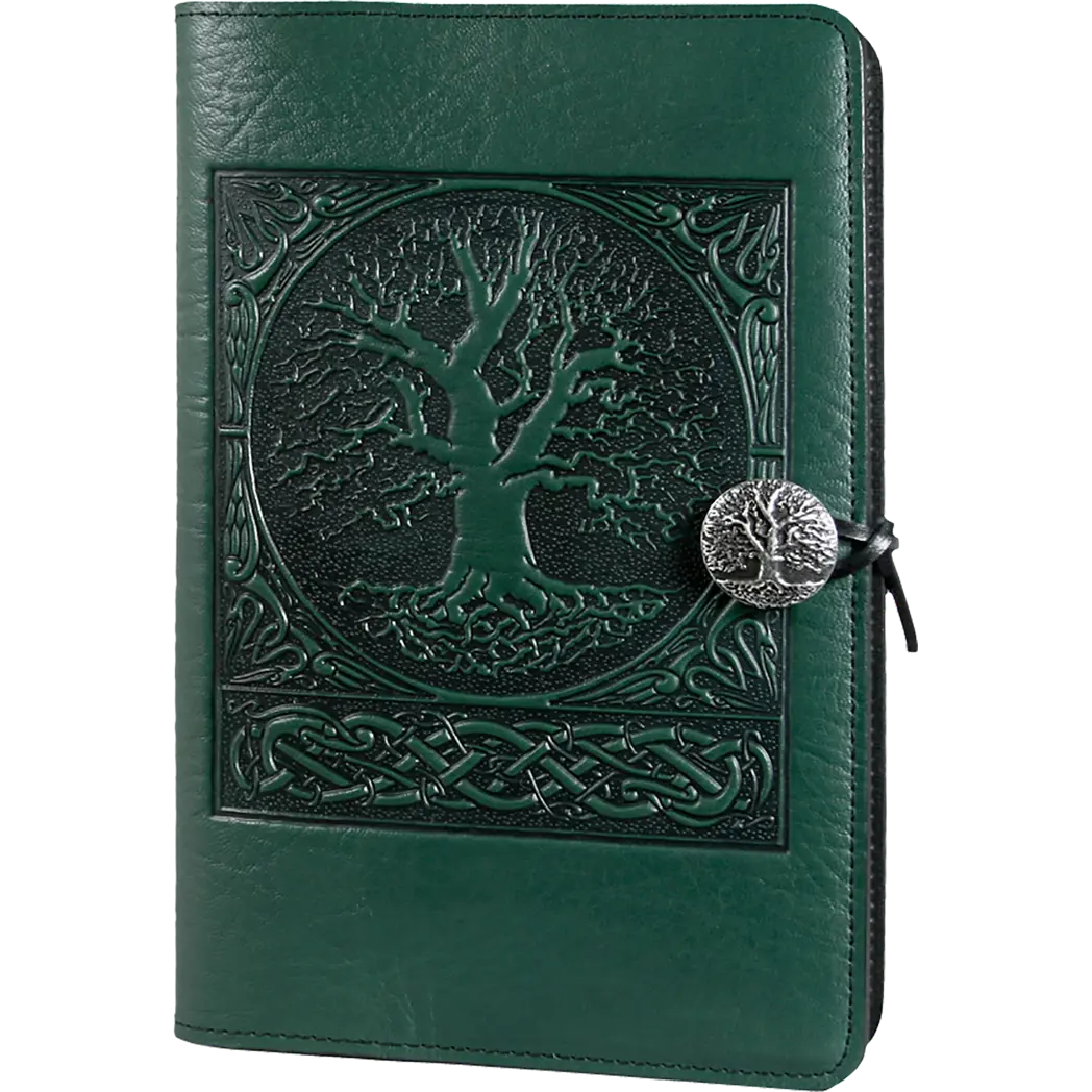 Oberon Design World Tree Large Journal - Green-Pen Boutique Ltd