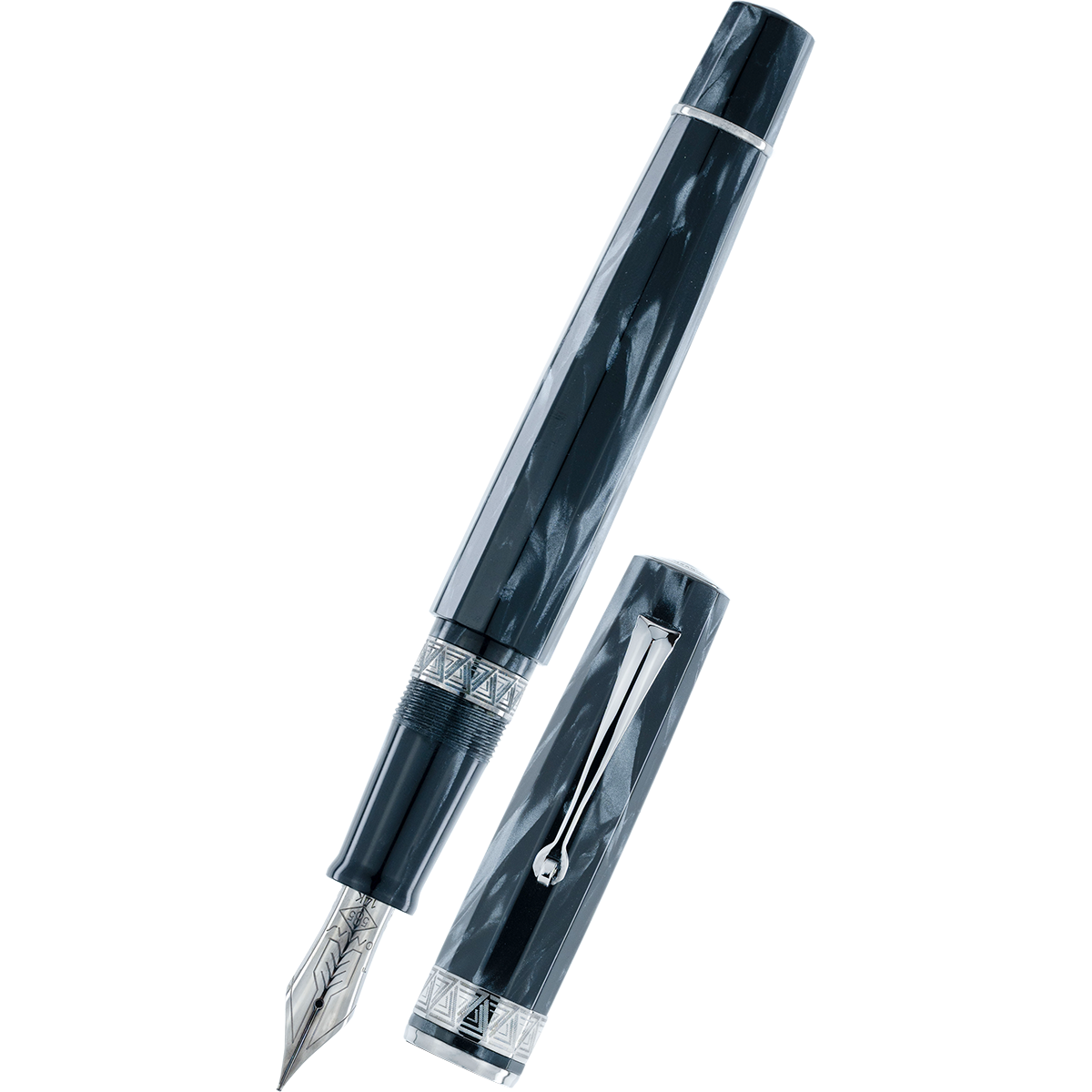 Omas Paragon Fountain Pen - Grigio Perla-Pen Boutique Ltd