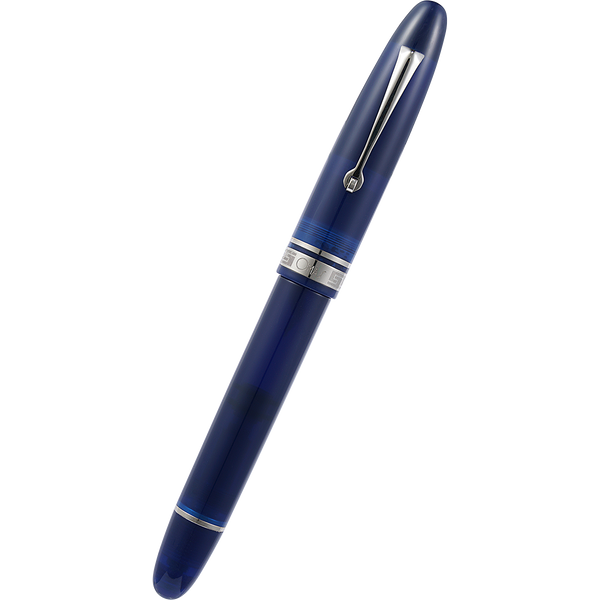 Omas Ogiva Fountain Pen - Blue - Silver Trim - 14K Nib Omas