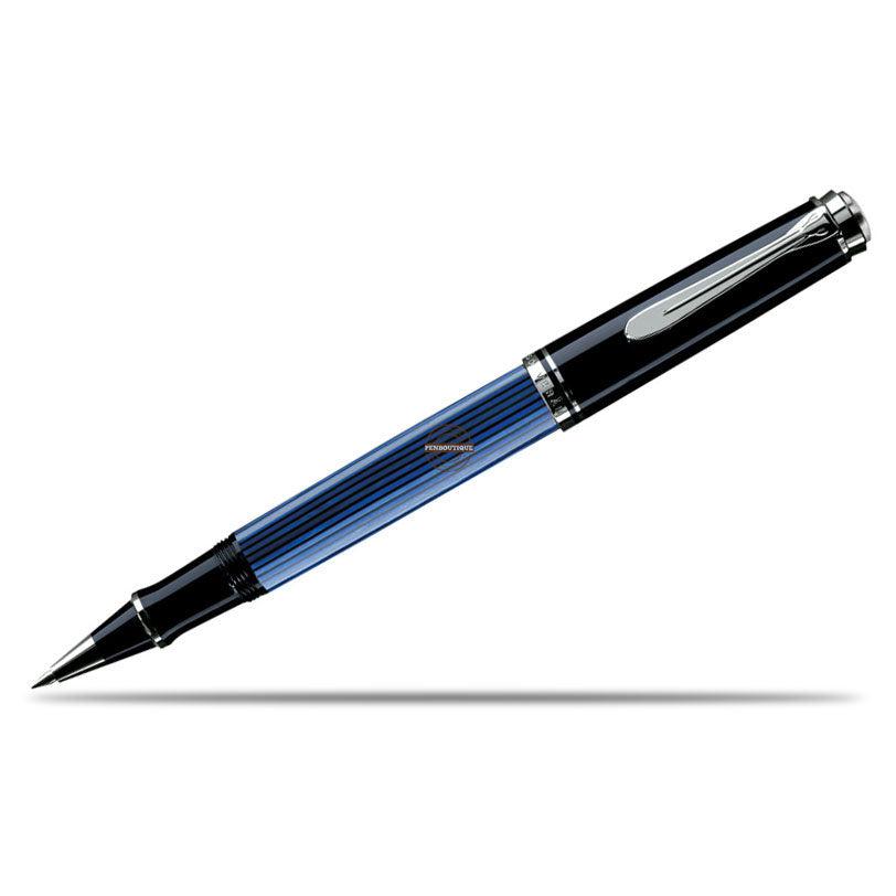 (Outlet) Pelikan Souveran R805 Black/Blue Rollerball Pen-Pen Boutique Ltd