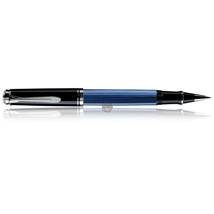 (Outlet) Pelikan Souveran R805 Black/Blue Rollerball Pen-Pen Boutique Ltd