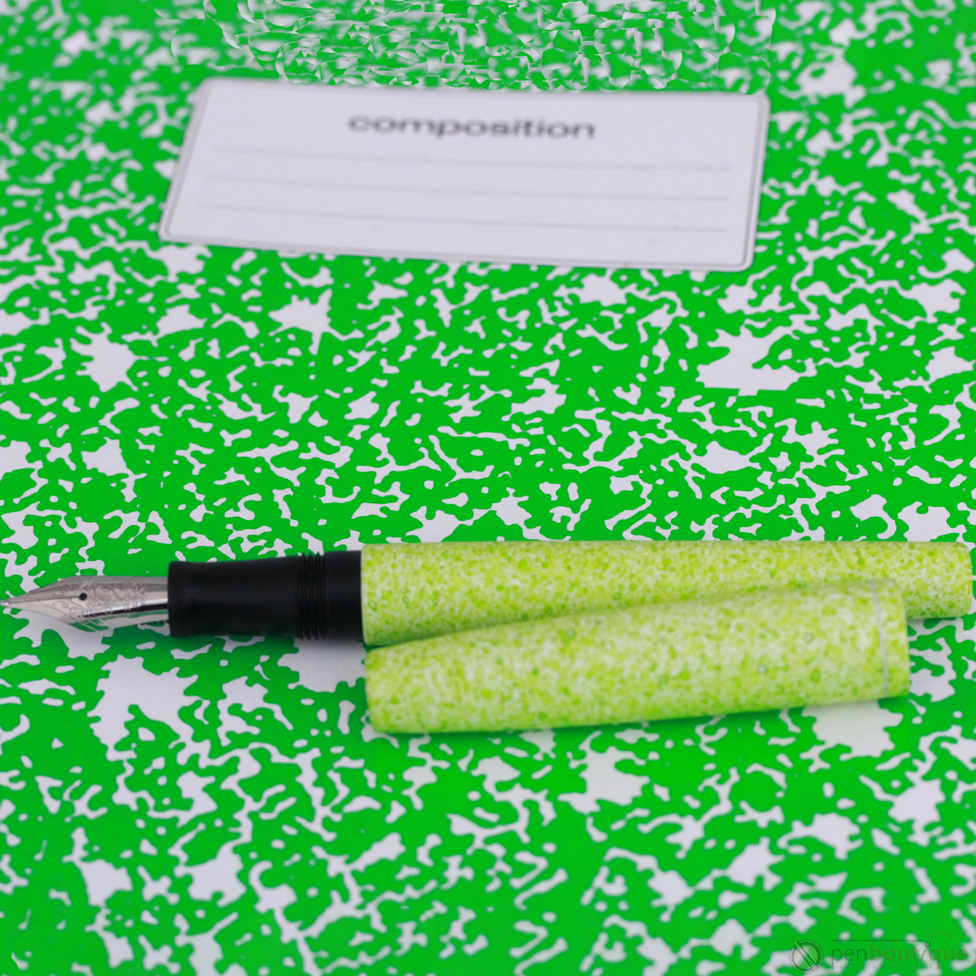 (Outlet) Esterbrook Camden Fountain Pen - Composition - Spring Break Fluorescent Green ( LIMITED EDITION) (Copy)-Pen Boutique Ltd