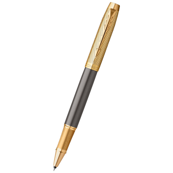 Parker IM Rollerball Pen - Premium Arrow - Gold Trim Pen Boutique Ltd