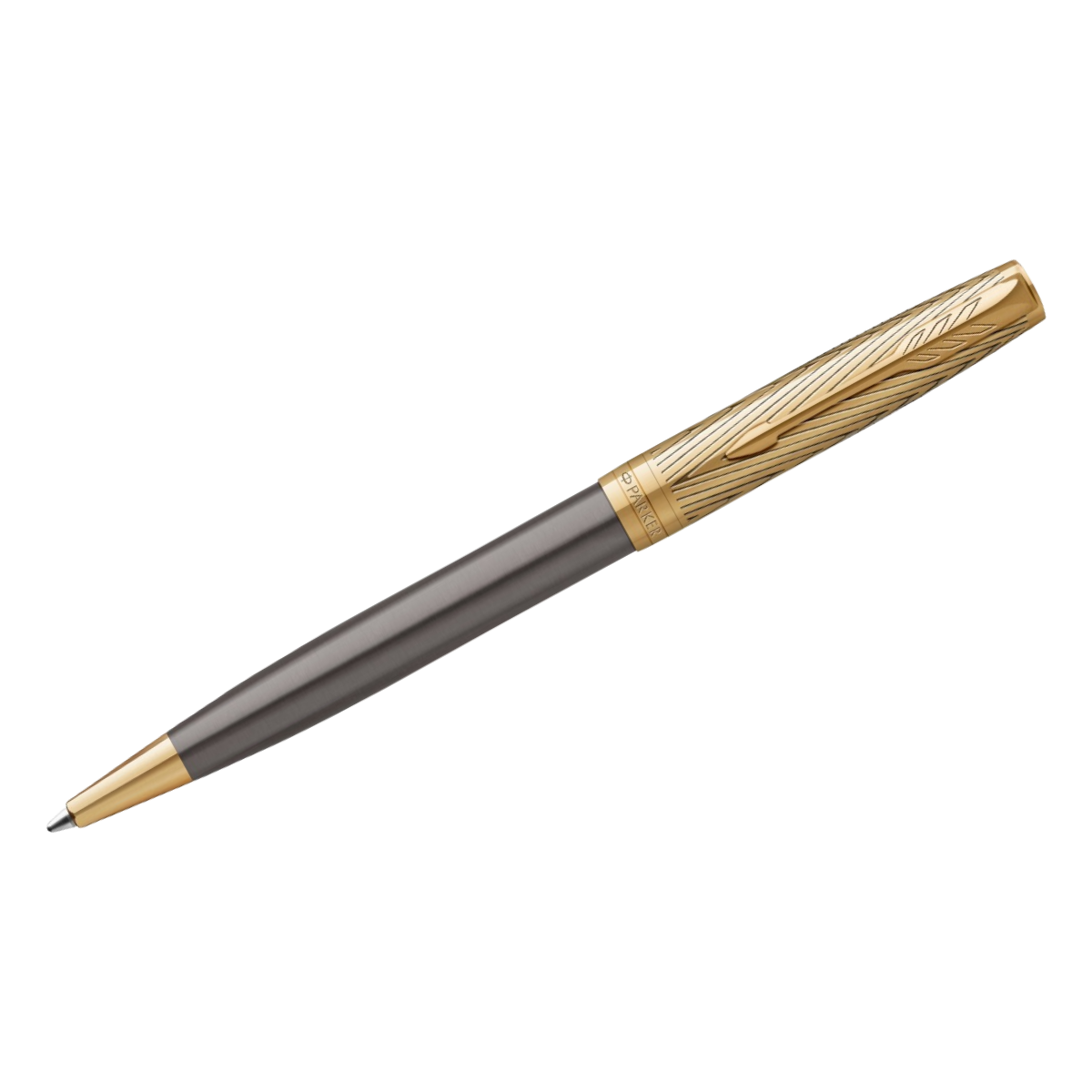 Parker Sonnet Ballpoint Pen - Arrow - Gold Trim Pen Boutique Ltd