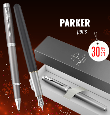 Parker pens -30% off