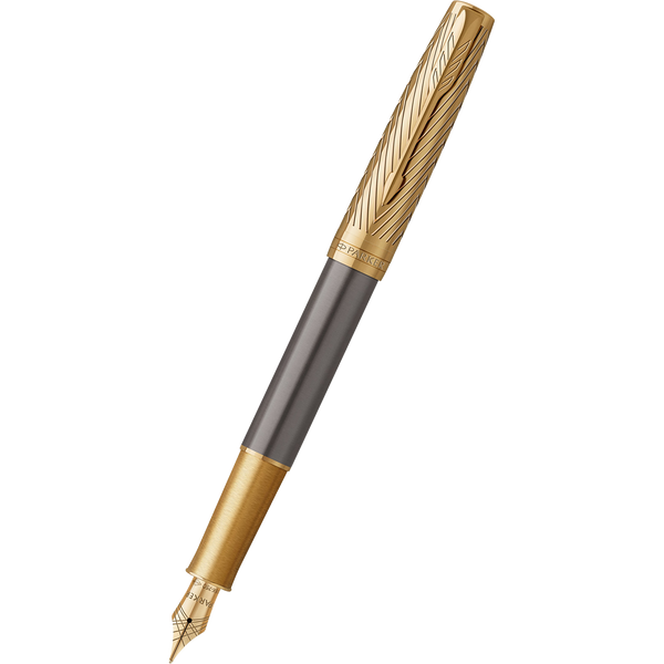 Parker Sonnet Arrow Fountain Pen – Pioneer – 23K Gold-Pen Boutique Ltd