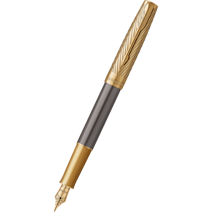 Parker Sonnet Arrow Fountain Pen – Pioneer – 23K Gold - Pen Boutique Ltd