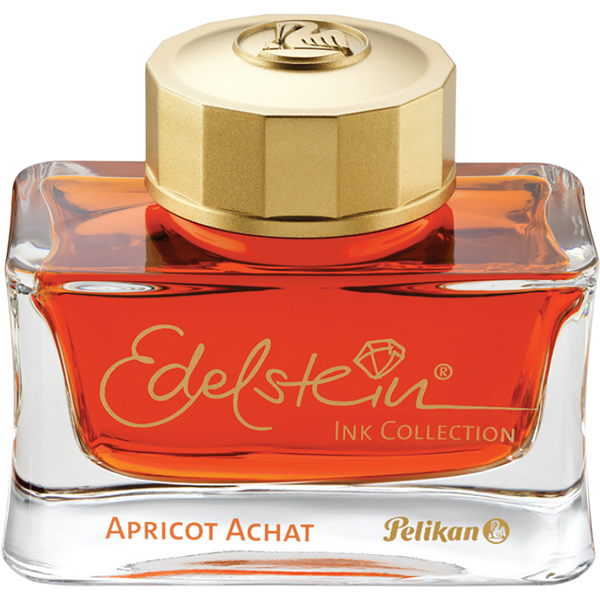 Pelikan Edelstein Ink Bottle - Apricot Achat - Ink Of The Year 2025-Pen Boutique Ltd