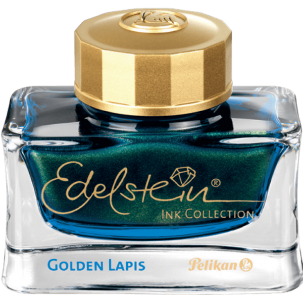 Pelikan Edelstein Ink Bottle - Golden Lapis - Ink Of The Year 2024