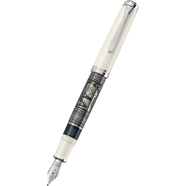 Pelikan Toledo Fountain Pen - M910 White (Special Edition)-Pen Boutique Ltd