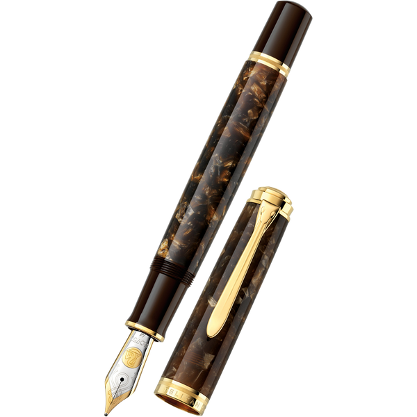 Pelikan M1000 Souveran Fountain Pen - Renaissance Brown (SPECIAL EDITION)-Pen Boutique Ltd