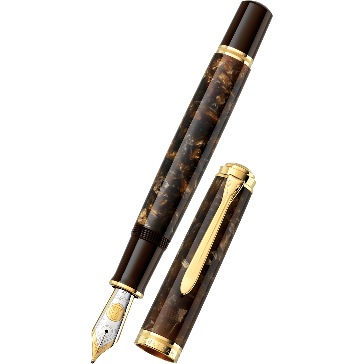 Pelikan M1000 Souveran Fountain Pen - Renaissance Brown (SPECIAL EDITION)-Pen Boutique Ltd